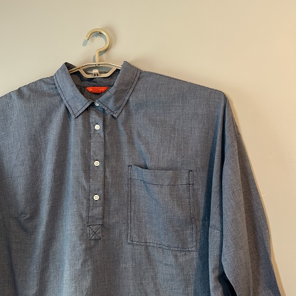 Blue Long Sleeve Joe Fresh Shirt 3X - Picture 1 of 8